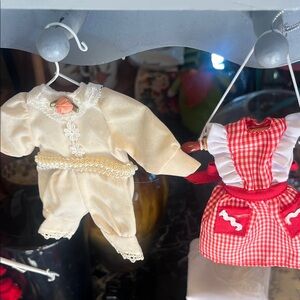 Cream and Red Doll Outfits